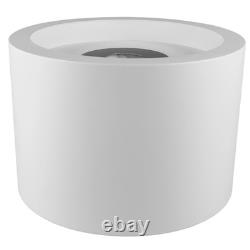 Freestanding Bioethanol Fireplace MOON White Garden-Patio-Balcony-Indoor