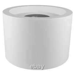 Freestanding Bioethanol Fireplace MOON White Garden-Patio-Indoor