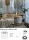 Freestanding Bioethanol Fireplace Moon Mini White Matt