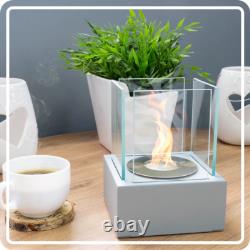 Freestanding Bioethanol Fireplace NEST MINI Gray Garden-Patio-Indoor