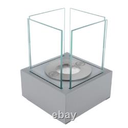 Freestanding Bioethanol Fireplace NEST MINI Gray Garden-Patio-Indoor