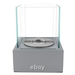 Freestanding Bioethanol Fireplace NEST MINI Gray Garden-Patio-Indoor
