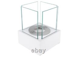 Freestanding Bioethanol Fireplace NEST MINI White Garden-Patio-Indoor
