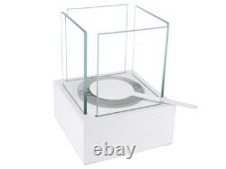 Freestanding Bioethanol Fireplace NEST MINI White Garden-Patio-Indoor
