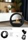 Freestanding Bioethanol Fireplace Only Black Matt