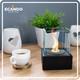 Freestanding Bioethanol Fireplace Smart Mini Black Garden-patio-indoor