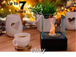 Freestanding Bioethanol Fireplace SMART MINI Black Garden-Patio-Indoor