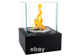 Freestanding Bioethanol Fireplace SMART MINI Black Garden-Patio-Indoor