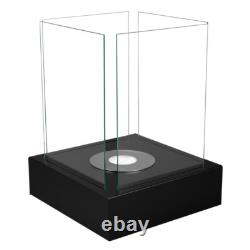 Freestanding Bioethanol Fireplace SUNSET Black Garden-Patio-Indoor