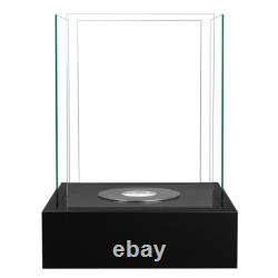 Freestanding Bioethanol Fireplace SUNSET Black Garden-Patio-Indoor