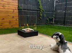 Freestanding Bioethanol Fireplace SUNSET GARDEN BLACK PATIO TERRACE INDOOR SALE