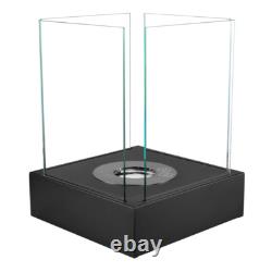 Freestanding Bioethanol Fireplace SUNSET GARDEN MINI Black Garden-Patio-Indoor
