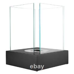 Freestanding Bioethanol Fireplace SUNSET GARDEN MINI Black Garden-Patio-Indoor