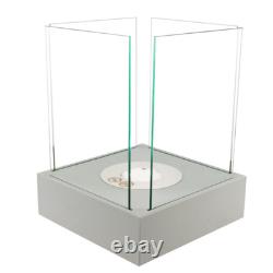 Freestanding Bioethanol Fireplace SUNSET GARDEN MINI Gray Garden-Patio-Indoor