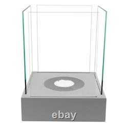 Freestanding Bioethanol Fireplace SUNSET GARDEN MINI Gray Garden-Patio-Indoor