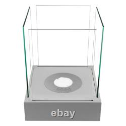 Freestanding Bioethanol Fireplace SUNSET GARDEN MINI Gray Garden-Patio-Indoor