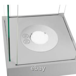 Freestanding Bioethanol Fireplace SUNSET GARDEN MINI Gray Garden-Patio-Indoor