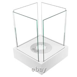 Freestanding Bioethanol Fireplace SUNSET GARDEN MINI White Garden-Patio-Indoor