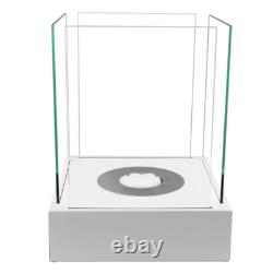 Freestanding Bioethanol Fireplace SUNSET GARDEN MINI White Garden-Patio-Indoor