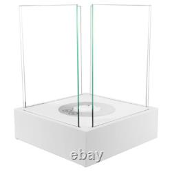 Freestanding Bioethanol Fireplace SUNSET GARDEN MINI White Garden-Patio-Indoor