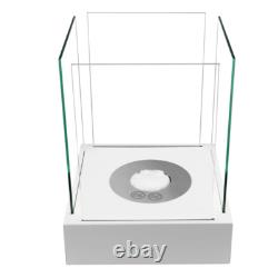 Freestanding Bioethanol Fireplace SUNSET GARDEN MINI White Garden-Patio-Indoor