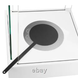 Freestanding Bioethanol Fireplace SUNSET GARDEN MINI White Garden-Patio-Indoor