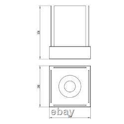Freestanding Bioethanol Fireplace SUNSET GARDEN MINI White Garden-Patio-Indoor