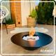 Freestanding Bioethanol Fireplace Universe Black Garden-patio-indoor