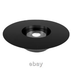 Freestanding Bioethanol Fireplace UNIVERSE Black Garden-Patio-Indoor