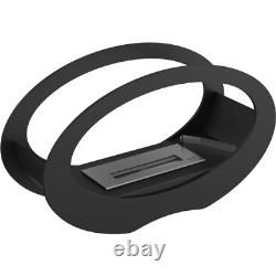 Freestanding Bioethanol fireplace ECHO black accessories set