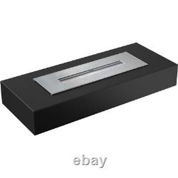 Freestanding Bioethanol fireplace INDIA MAX TÜV black