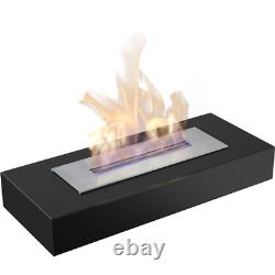 Freestanding Bioethanol fireplace INDIA TÜV black