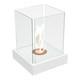 Freestanding Bioethanol Fireplace Tango 4 White TÜv