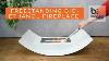 Freestanding Floor Or Table Bioethanol Fireplace Arc In White Grey Black Bio Fireplace Group