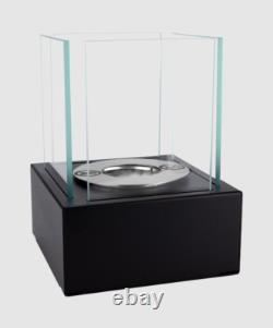 Freestanding Smart bio fireplace black structural matt