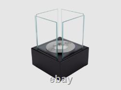 Freestanding Smart bio fireplace black structural matt