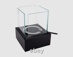 Freestanding Smart bio fireplace black structural matt