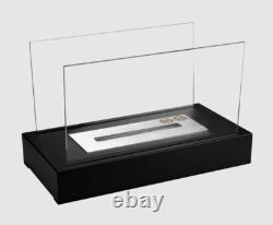 Freestanding bio fireplace Glow black structural matt