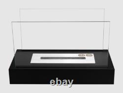 Freestanding bio fireplace Glow black structural matt