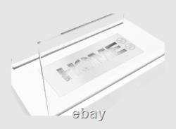 Freestanding bio fireplace Home white structural matt