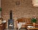 Freestanding Bio Fireplace Kozen Black Matt