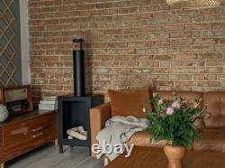 Freestanding bio fireplace Kozen black matt