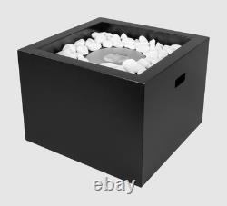 Freestanding bio-fireplace Novium, black matte, 32.5 cm x 43.5 cm Freestanding bio-fireplace Novium, black matte, 32.5 cm x 43.5 cm