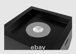 Freestanding bio-fireplace Novium, black matte, 32.5 cm x 43.5 cm