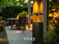 Freestanding bio fireplace PATIO black matt