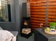 Freestanding Bio Fireplace Pyramid Garden Black Matt