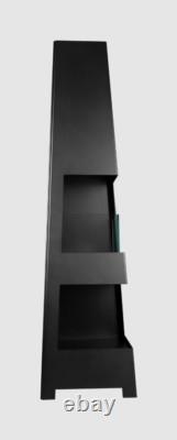 Freestanding bio fireplace Pyramid Garden black matt