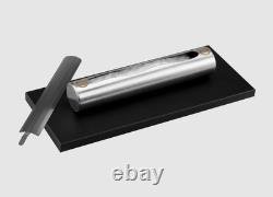 Freestanding bio fireplace Stainless black matt