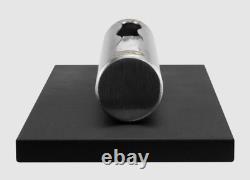 Freestanding bio fireplace Stainless black matt