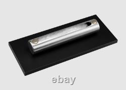 Freestanding bio fireplace Stainless black matt